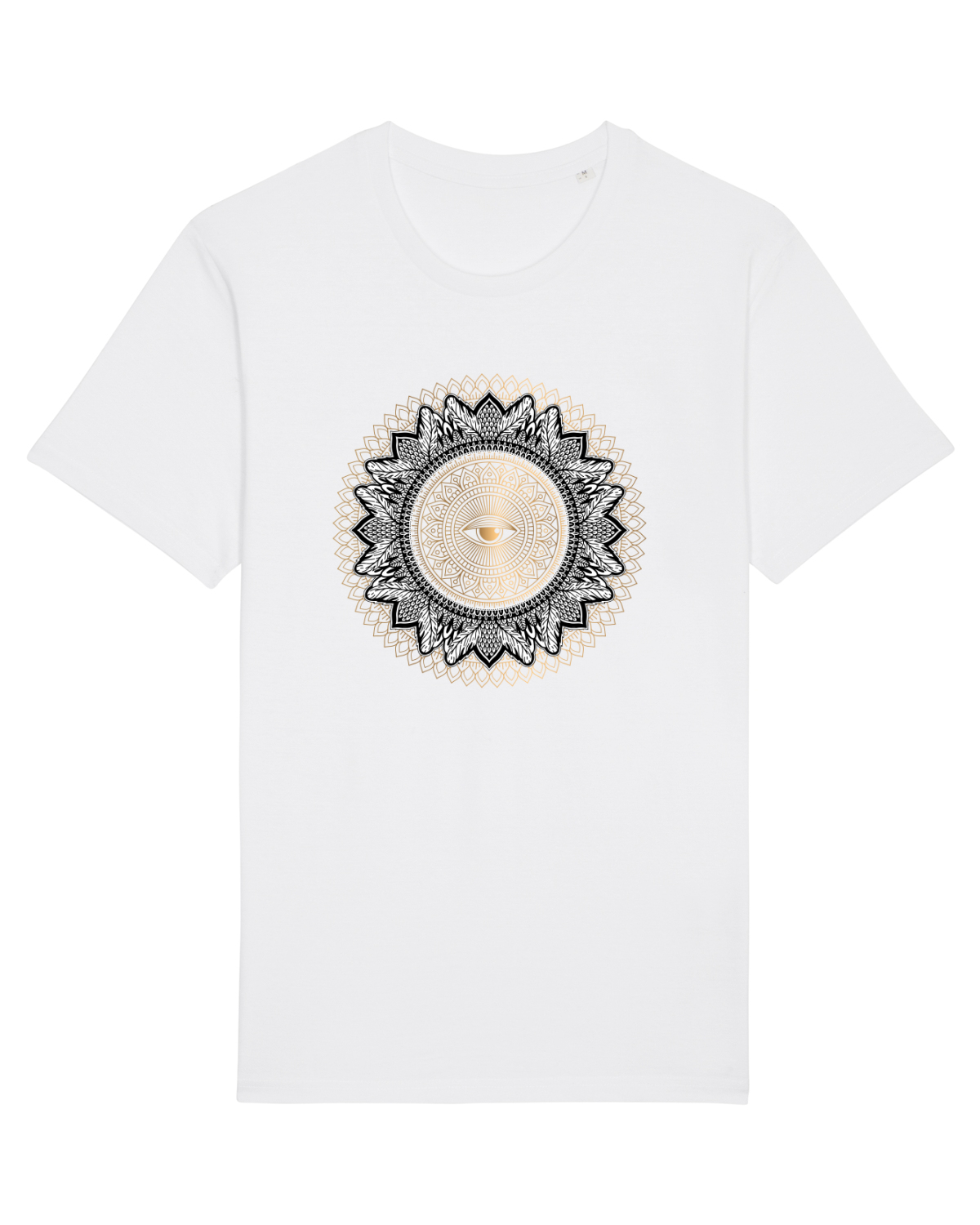 Tricou mânecă scurtă Unisex Rocker White