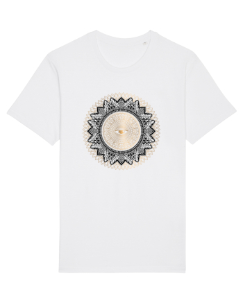 Yoga Auriu cu Ochi in Mandala White