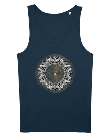 Yoga Auriu cu Ochi in Mandala Navy