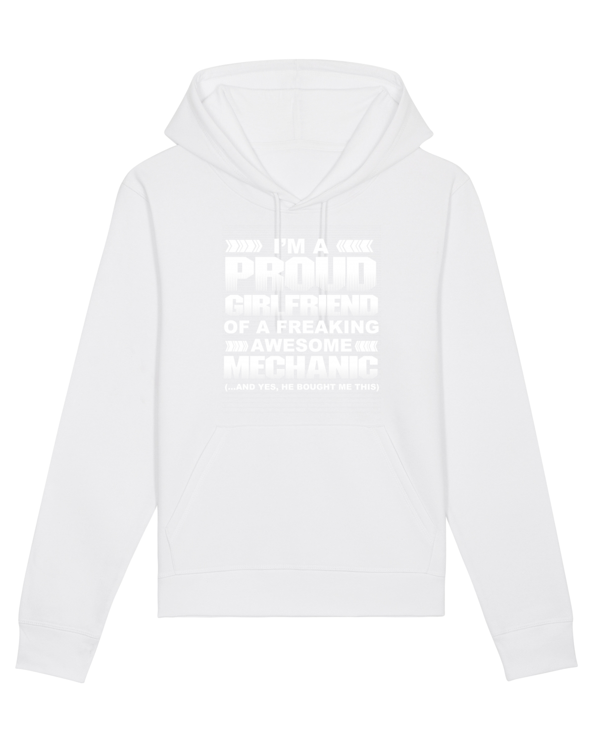 Hanorac Unisex Drummer White