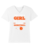BASKETBALL Tricou mânecă scurtă guler V Bărbat Presenter