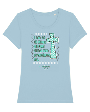 Through Christ Sky Blue
