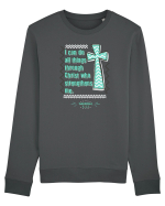 Through Christ Bluză mânecă lungă Unisex Rise