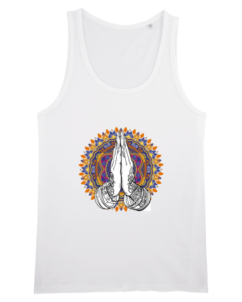 Yoga Hands Mandala White