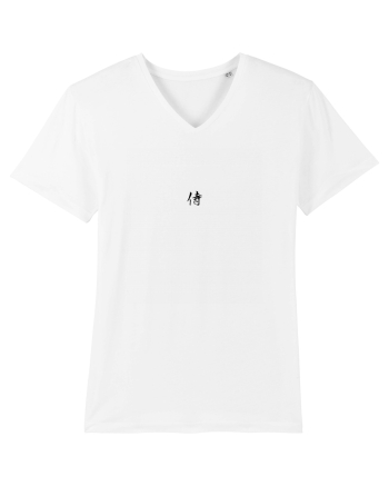 „Samurai” Kanji Japoneză (negru) White
