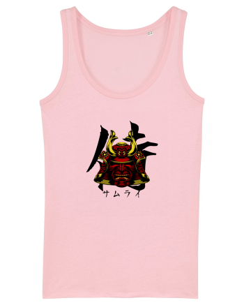 Cap Samurai (kanji și katakana) negru Cotton Pink
