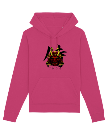 Cap Samurai (kanji și katakana) negru Raspberry