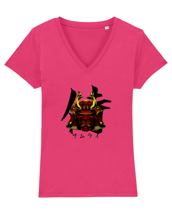 Cap Samurai (kanji și katakana) negru Raspberry