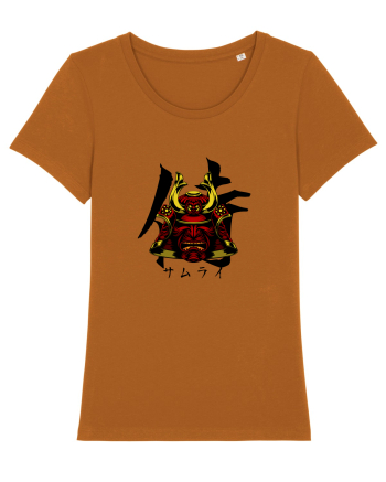 Cap Samurai (kanji și katakana) negru Roasted Orange