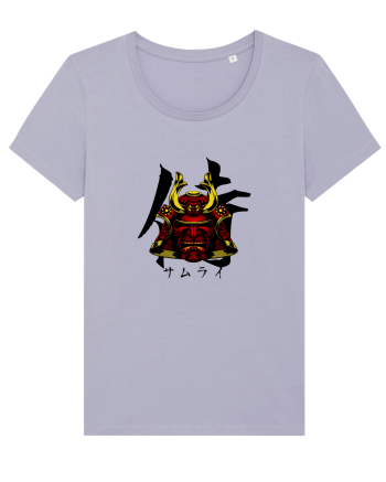 Cap Samurai (kanji și katakana) negru Lavender