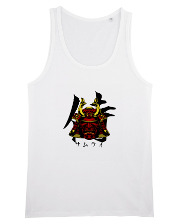 Cap Samurai (kanji și katakana) negru White