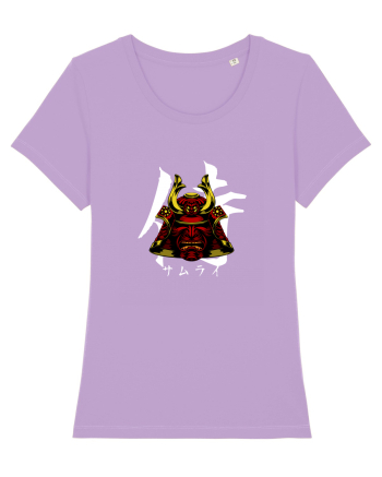 Cap Samurai (kanji și katakana) alb Lavender Dawn