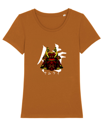 Cap Samurai (kanji și katakana) alb Roasted Orange