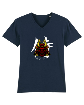 Cap Samurai (kanji și katakana) alb French Navy
