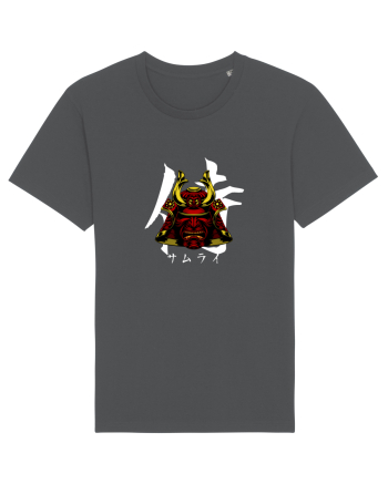 Cap Samurai (kanji și katakana) alb Anthracite