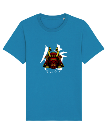 Cap Samurai (kanji și katakana) alb Azur