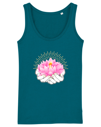 Yoga Lotus Roz Auriu Ocean Depth