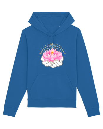 Yoga Lotus Roz Auriu Royal Blue