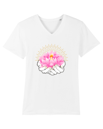 Yoga Lotus Roz Auriu White
