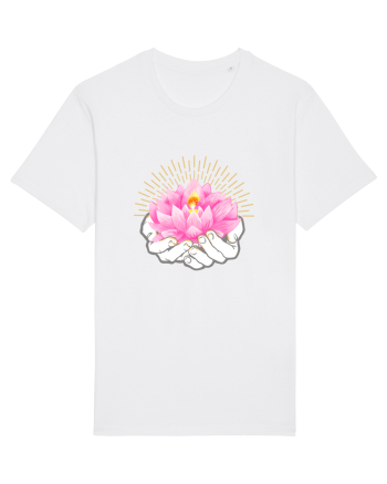 Yoga Lotus Roz Auriu White
