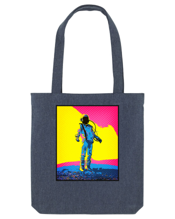 Retro Astronaut  Midnight Blue