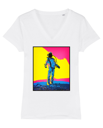 Retro Astronaut  White