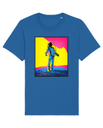 Retro Astronaut  Tricou mânecă scurtă Unisex Rocker