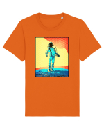 Retro Astronaut  Tricou mânecă scurtă Unisex Rocker