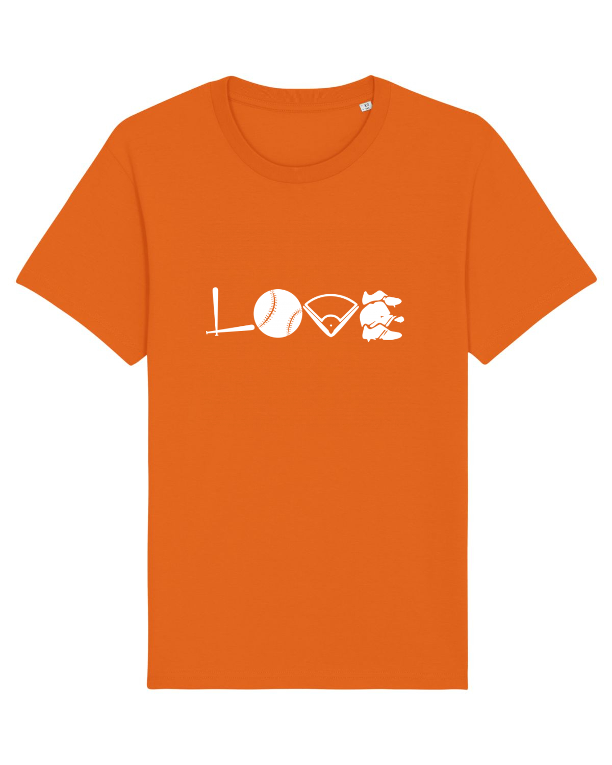 Tricou mânecă scurtă Unisex Rocker Bright Orange