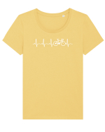 BICICLETA Tricou mânecă scurtă guler larg fitted Damă Expresser
