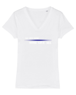 POLICE Tricou mânecă scurtă guler V Damă Evoker