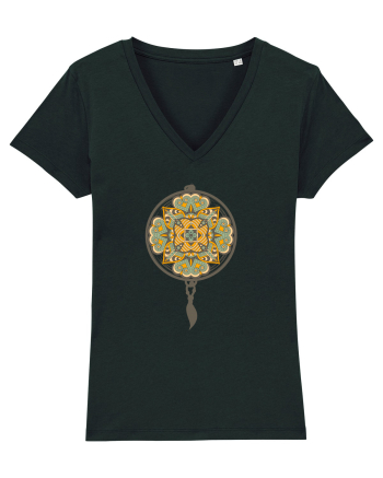 Yoga Mandala in Dreamcatcher Black