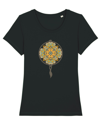 Yoga Mandala in Dreamcatcher Black