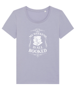 BOOKS Tricou mânecă scurtă guler larg fitted Damă Expresser