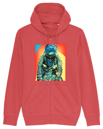 Retro Astronaut  Carmine Red