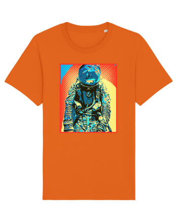 Retro Astronaut  Bright Orange
