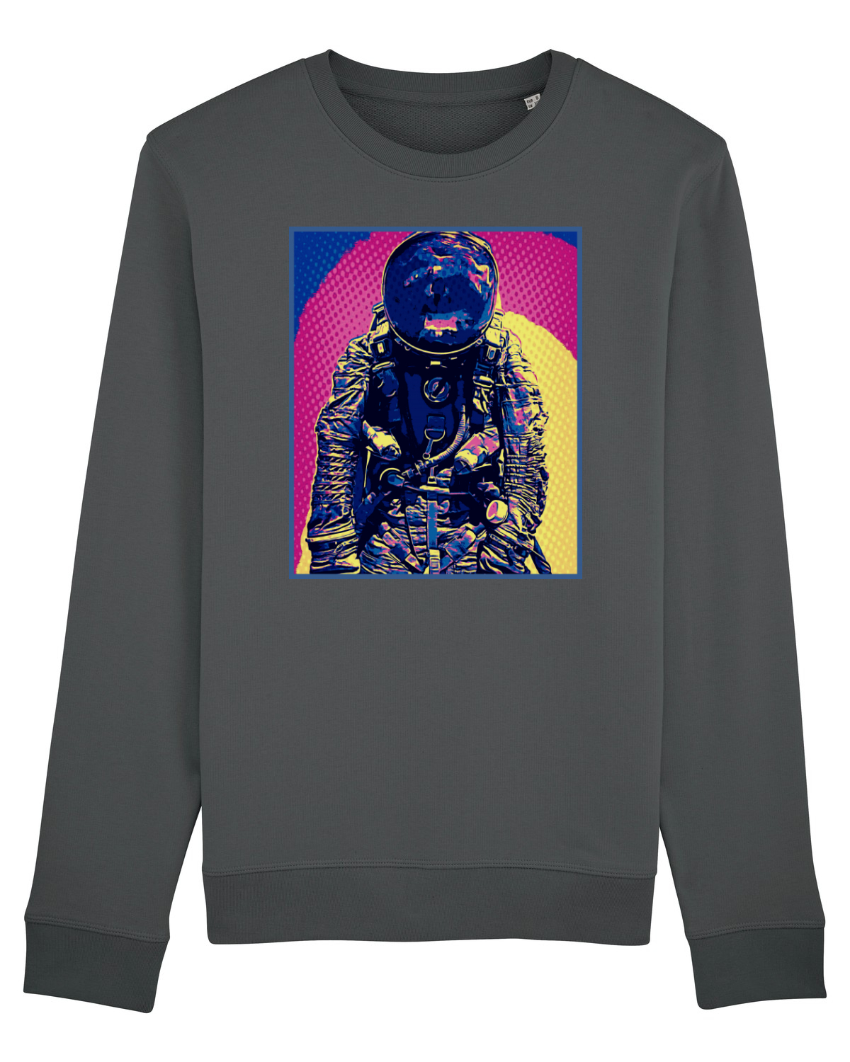 Bluză mânecă lungă Unisex Rise Anthracite