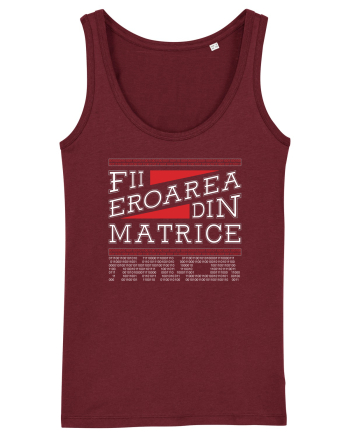 Fii eroarea din matrice Burgundy
