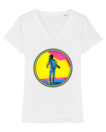 Retro Astronaut  White