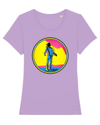 Retro Astronaut  Lavender Dawn
