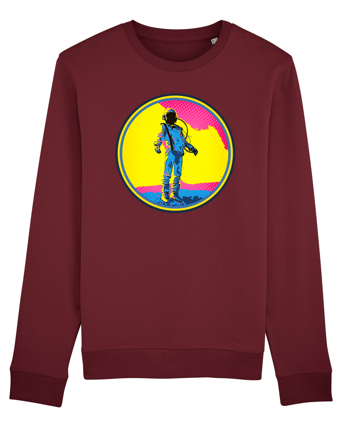Bluză mânecă lungă Unisex Rise Burgundy