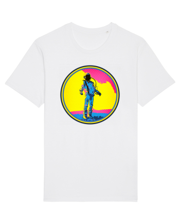 Retro Astronaut  White
