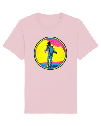 Retro Astronaut  Cotton Pink