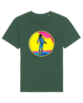 Retro Astronaut  Bottle Green