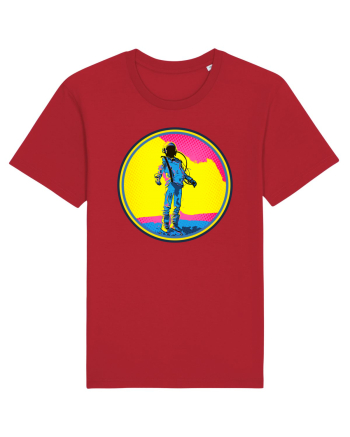 Retro Astronaut  Red