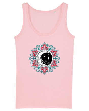 Mandala cu Luna Yoga Cotton Pink