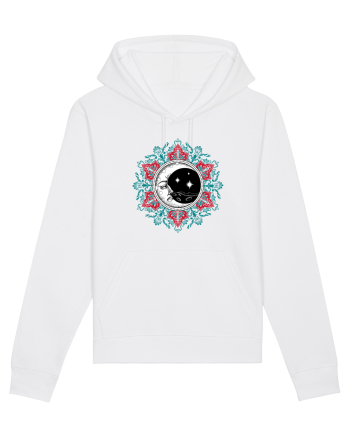 Mandala cu Luna Yoga White