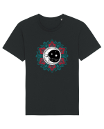 Mandala cu Luna Yoga Tricou mânecă scurtă Unisex Rocker