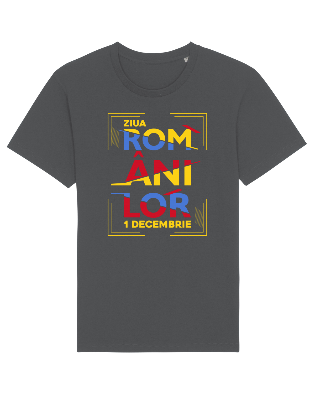 Tricou mânecă scurtă Unisex Rocker Anthracite