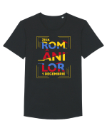Ziua romanilor Tricou mânecă scurtă guler larg Bărbat Skater